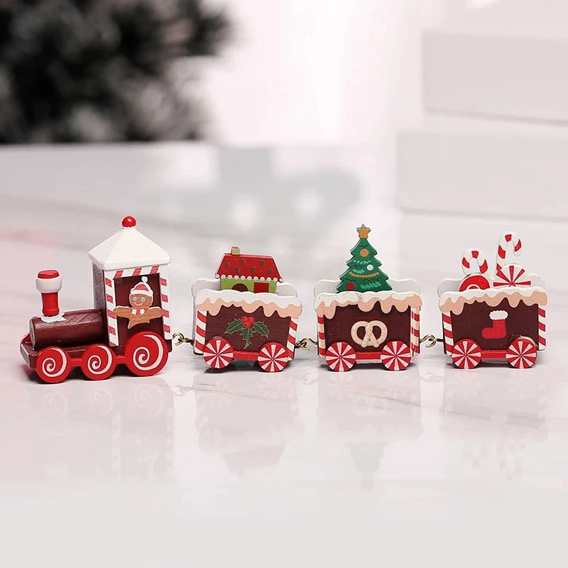Christmas Train Merry Christmas Decorations For Home 2025 Christmas Ornament Xmas Navidad Noel Gifts Happy New Year 2025 Decor