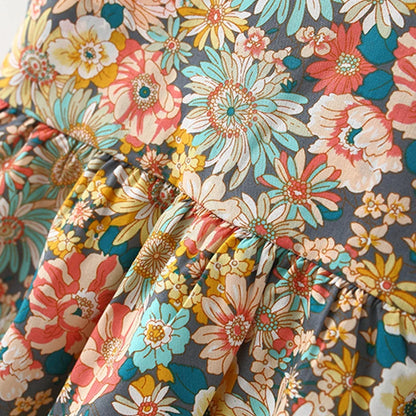 2Piece Sets Summer Toddler Girl Clothes Korean Fashion Flowers Cute Bow Sleeveless Princess Baby Dresses+ Sunhat Kids Dress BC136