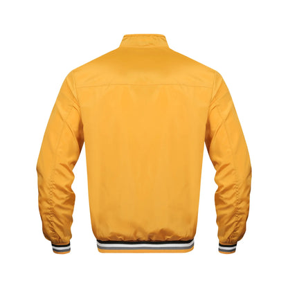 Camel - Men's premium embroidered zippered jacket, casual outdoor sports jacket, fashionable top, spring and autumn, high-quality