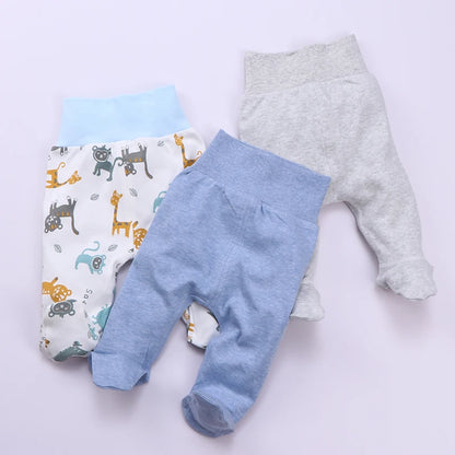 Baby pants cotton baby footies leggings children clothing newborn baby boys pants girls pants high elasticity baby trousers