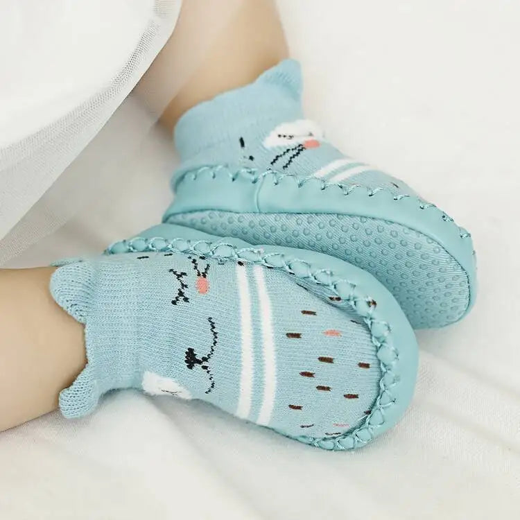 Baby newborn shoes 0-6-12 months boy and girl 0-1 years old soft soled pre-toddler cotton shoes