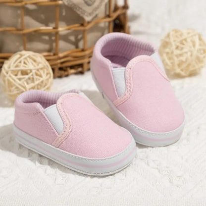 Newborns Shallow Infant Toddler Cute Shoes Baby Boy Girl Sneakers Anti-Slip Soft Flat First Walker Shoes
