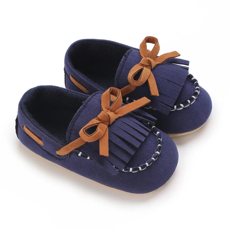 0-18M Baptism Newborn Baby Pre walker Girls Boys Casual Shoes Leather Non-Slip Soft-Sole Infant Toddler First Walkers