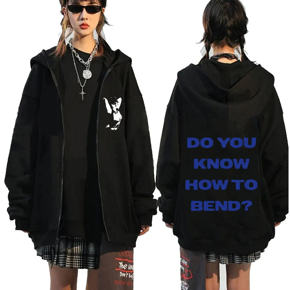 Hit Me Hard and Soft 2025 Tour Zipper Hoodies Men Women Harajuku Pullovers Fashion Hip Hop Zip Up Sweatshirts Jackets Fans Gift