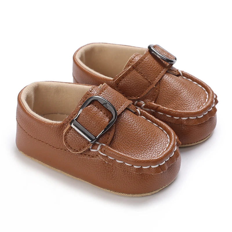 0-18M Baptism Newborn Baby Pre walker Girls Boys Casual Shoes Leather Non-Slip Soft-Sole Infant Toddler First Walkers