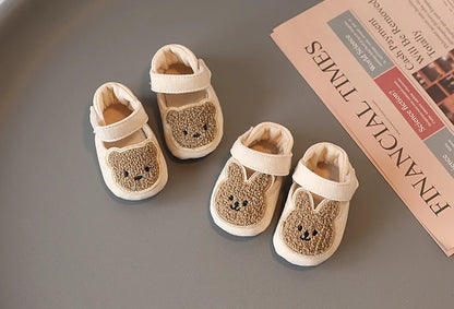 New Toddler Newborn Baby Shoes Boys' Girls' Slippers Pre walker Casual Shoes Winter Small Animals First Walkers