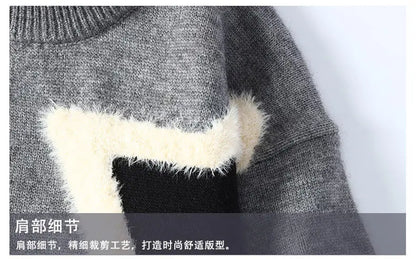 Men Outwear O-neck Knitted Pullover Sweaters New Fashion Man Loose Casual Sweaters Quality Male Pullovers Winter Clothing 4XL