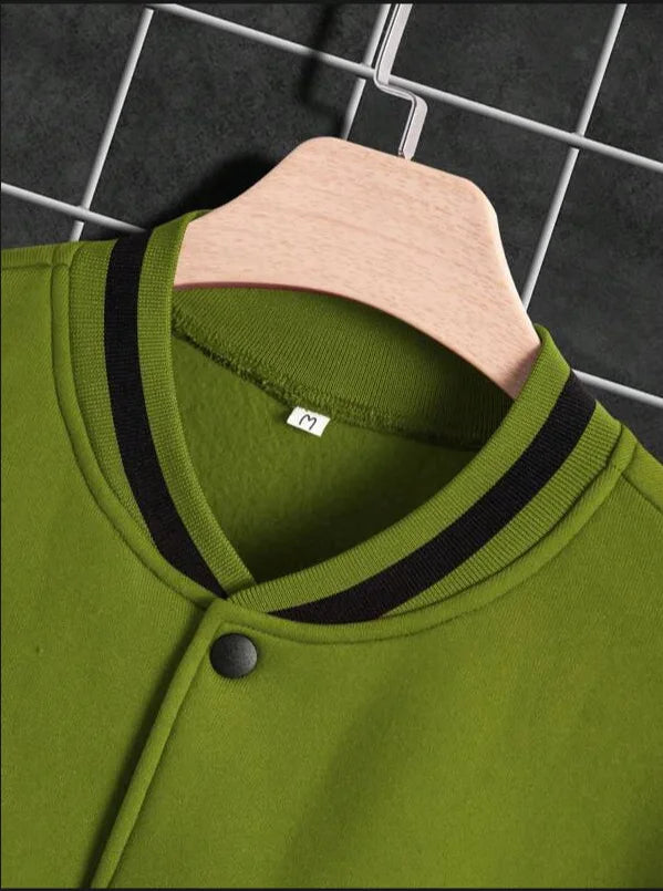 2026 New Jacket Coat Letter Printed  Wear Men Baseball Jacket Casual Long Sleeve Stand Jackets Men's Coats Sweatshirts Outerwear