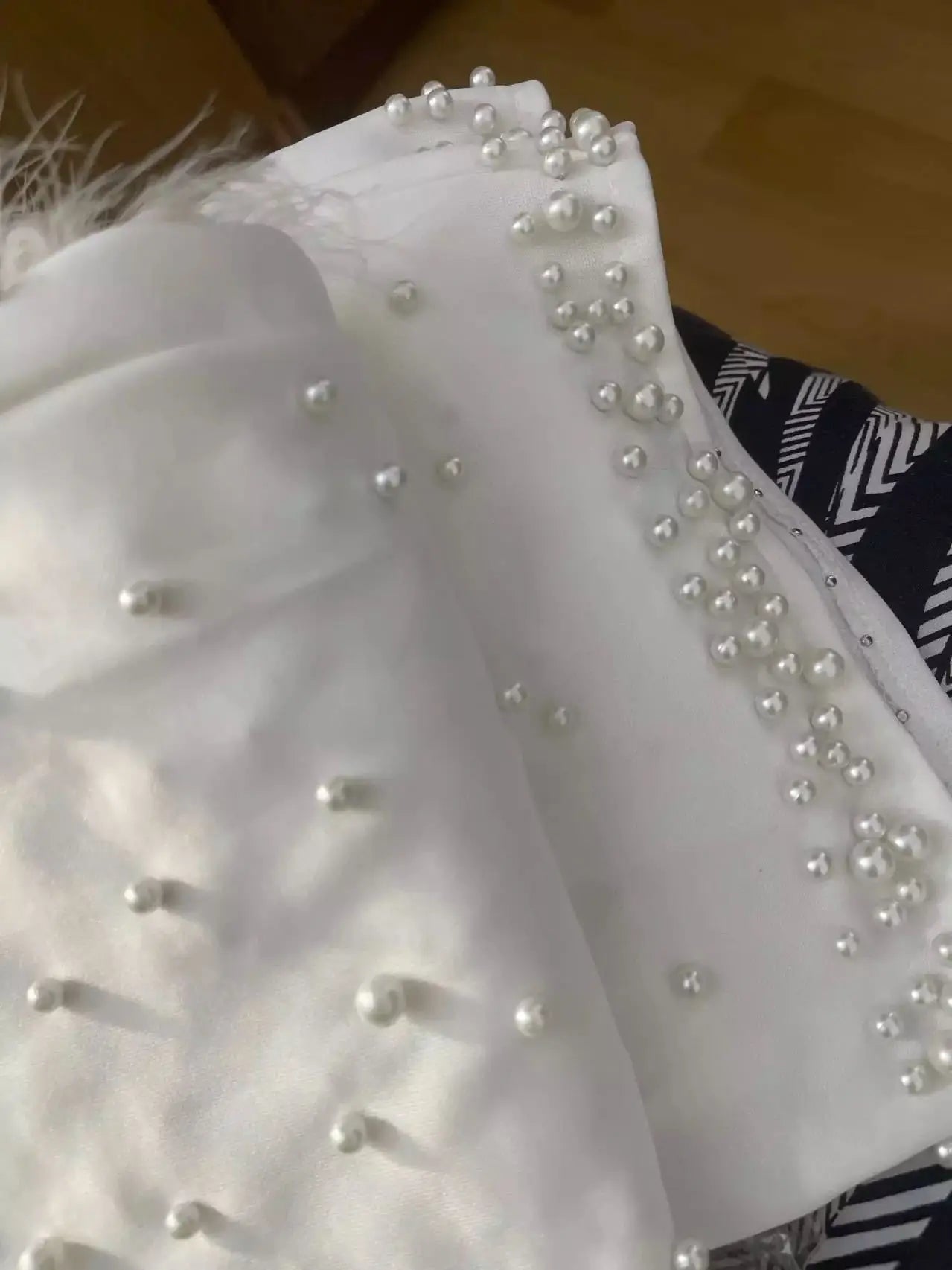 Luxury Feather Beading Party Dress For Women Sexy Off Shoulder Long Sleeve Elegant Bodycon Formal Event Evening Wedding Robes