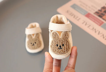New Toddler Newborn Baby Shoes Boys' Girls' Slippers Pre walker Casual Shoes Winter Small Animals First Walkers