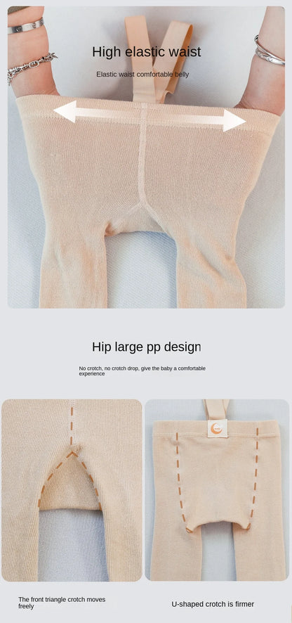 2025 Spring Fashion Boy Baby Solid High Waist Overalls Girl Children Cotton Leggings Infant Casual Suspenders Pants Kid Trousers