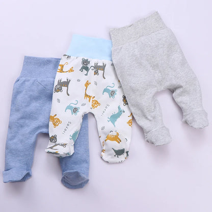 Baby pants cotton baby footies leggings children clothing newborn baby boys pants girls pants high elasticity baby trousers