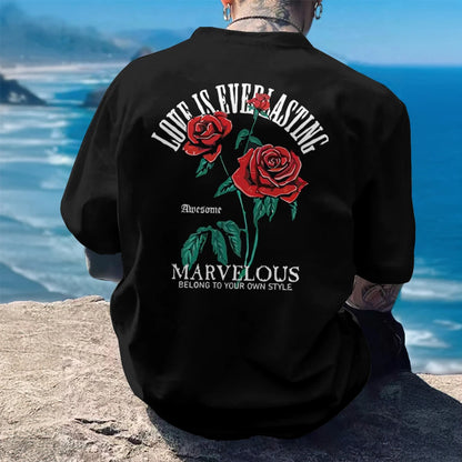 Casual Men's T-Shirt 3d Print Short Sleeve Street Fashion Man Clothing Simple Loose Oversizeed Tees For Men Breathable T Shirts