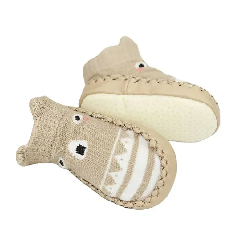 Baby newborn shoes 0-6-12 months boy and girl 0-1 years old soft soled pre-toddler cotton shoes