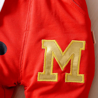 Baby Girls Boys Mickey Minnie Clothing Sets Spring Autumn Kids Outfits Hoodie +T-shirt + Pants Tracksuit Children Sport Suit