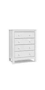 3-in-1 Convertible Crib (White) - Gold Certified, Converts to Toddler Bed & Daybed, Fits Standard Full-Size Crib Matt