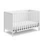 3-in-1 Convertible Crib (White) - Gold Certified, Converts to Toddler Bed & Daybed, Fits Standard Full-Size Crib Matt