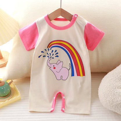 Newborn Baby Boy Girl Letter Print Bodysuit Jumpsuit Clothes Outfit Infant Kids Boys Girls DS19