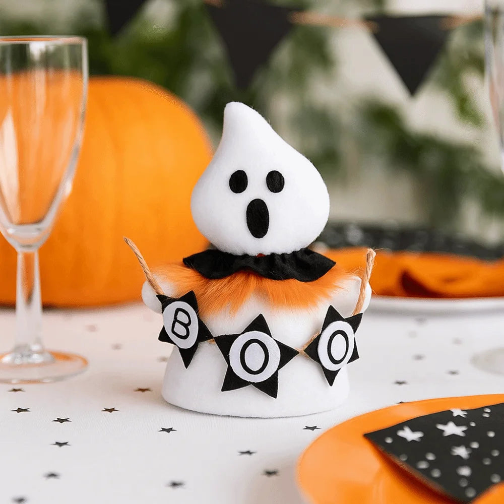 Holiday Decor Funny Halloween Ghost Doll Handicraft Soft Scary Ghost Doll Cartoon Scary Ghost Figurines Haunted House