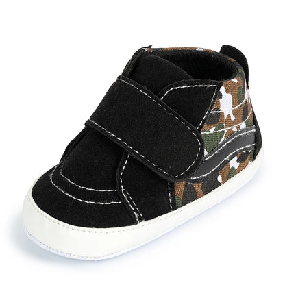 Meckior New Baby Canvas Sneakers Anti-slip Soft Plaid Baby Boy Girl Shoes Newborns First Walkers Infant Baby Unisex Casual Shoes