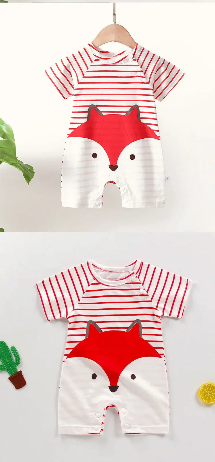Newborn Baby Clothing Boy Girl baby clothes items Cotton Bodysuit Summer Short Sleeve Romper Infant Toddler sleepwear