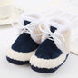 Baywell Cute Cartoon Animal Newborn Baby Boots Winter Plush Snow Booties for Boy Girl Soft Soled Comfortable Warming Shoes