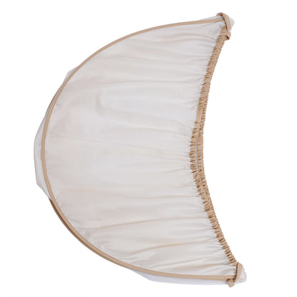 Electric Baby Crib Cradle Auto-Swing Newborn  Sleep Bed Infant with Bluetooth khaki