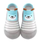 Cartoon Toddler Shoes Animal Pattern Non-slip Silicone Sole Baby Floor Socks Breathable Casual Cotton Baby Boys Girls Shoes