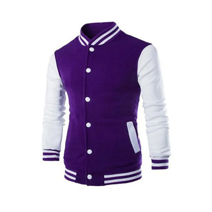 2026 New Loose Trendy Brand Baseball Jersey  Men Fashion Bomber Jacket Men's Casual Plus Size Tops Street Men's overcoat
