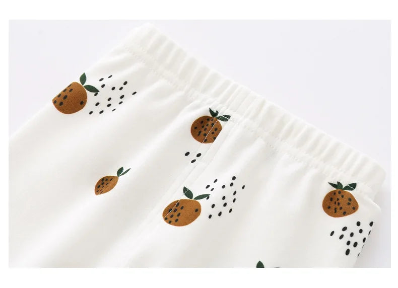 0-3T Newborn Kid Baby Boys Girls Clothes Print Cotton Pant Cute Sweet Bottoms Baby Trousers Lovely Home wear Leggings Outfit
