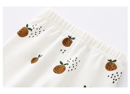 0-3T Newborn Kid Baby Boys Girls Clothes Print Cotton Pant Cute Sweet Bottoms Baby Trousers Lovely Home wear Leggings Outfit