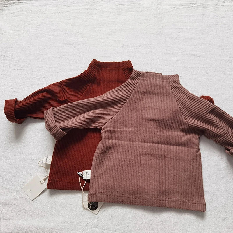 2025 New Korean Toddler Baby Boys Corduroy Overalls Casual Look Front Pocket One Piece Baby Pants Girls Trousers