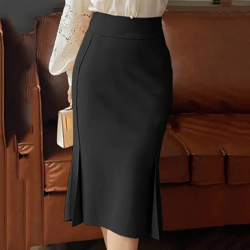 ZANZEA Package Hip High Waist Fishtail Skirts Elegant Women Evangelical Knee-length Saias Office Mermaid Skirts Fashion 2026