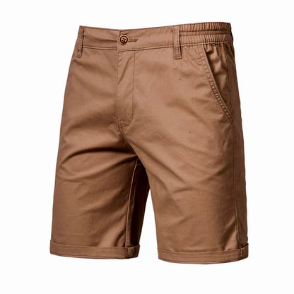 2026 Men Shorts Summer Cotton Middle Waist Male  Casual Business Men Shorts Printed Beach Stretch Chino Classic Fit Short Homme