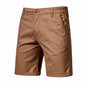 2026 Men Shorts Summer Cotton Middle Waist Male  Casual Business Men Shorts Printed Beach Stretch Chino Classic Fit Short Homme
