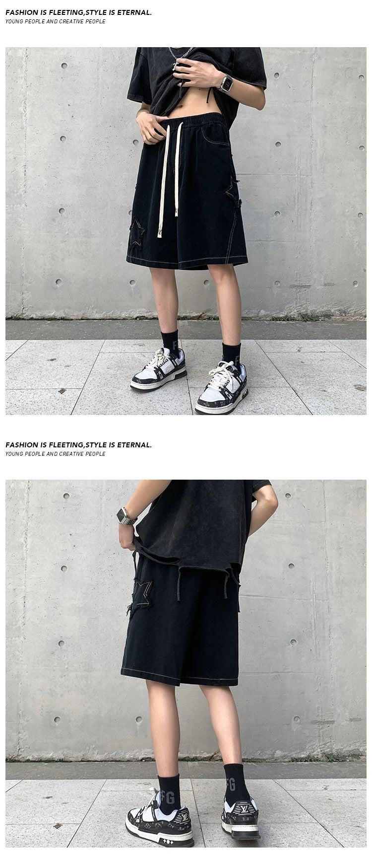 2026 Summer Shorts Men Loose spodenki meskie Vintage Denim Basic Simple Hot Sale High Waist Leisure Ulzzang Streetwear Short
