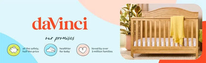 Folding Portable 3-in-1 Convertible Mini Crib and Twin Bed in White, Greengard Gold Certified