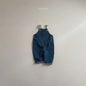 Baby Clothing Simple All Match Denim Overalls 2025 Spring and Autumn New Fashion Casual Pants Boys Girls Baby Loose Pants