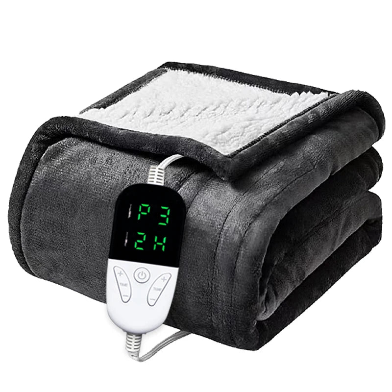 Heated Blanket-Electric Blanket, Soft Heated Throw Blanket with 6 Heating Levels & 4 Hours auto-Off,Over-Heat Protection