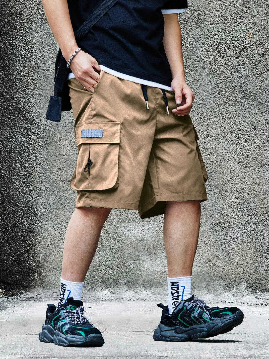 Men's Cargo Shorts, Outdoor, Travel, Casual Sports, Large Pockets, Durable and Comfortable Fabrics, Thin Shorts for Outings 17