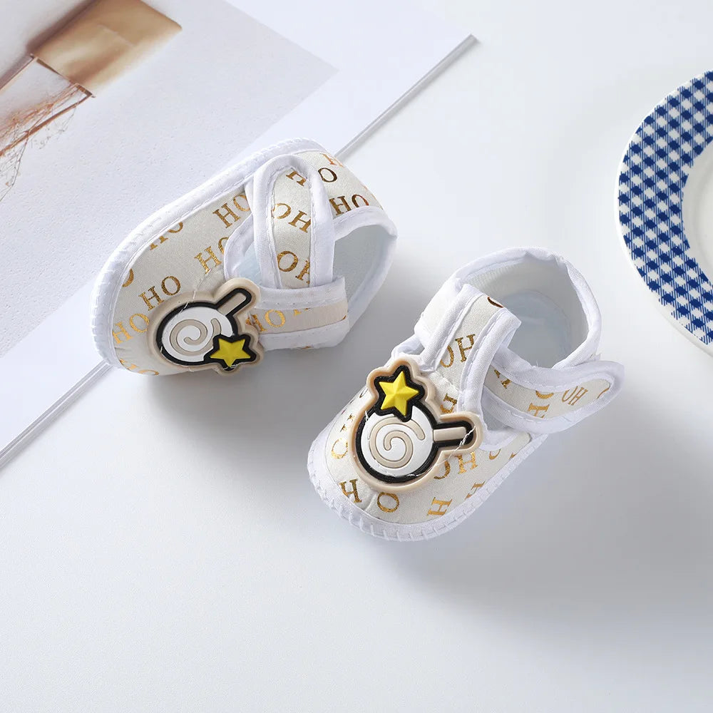 Baby Girl Shoes First Walkers Lace Floral Newborn Baby Shoes Princess Infant Toddler Baby Shoes for Boys Flats Soft Prewalkers