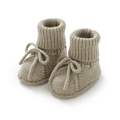 Breathable Non-Slip Infant Boys Girls First Walker Shoes Casual Solid Knitted Newborn Unisex Floor Pre walker Toddler Lightweight