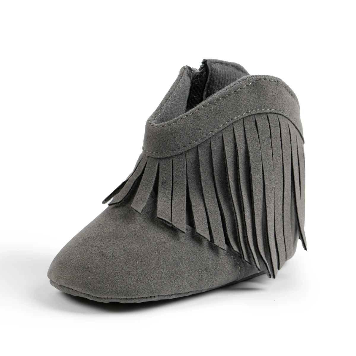 KIDSUN Baby Booties Girl Boy Pre walker Solid Infant Toddler First Walkers Soft Sole Anti-slip Boots Newborn Moccasin