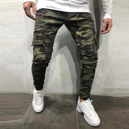 Men's Stretchy Ripped Skinny Embroidered Jeans Men's White Pants Destroyed Hole Slim Fit Denim High Quality Hip Hop Men trousers
