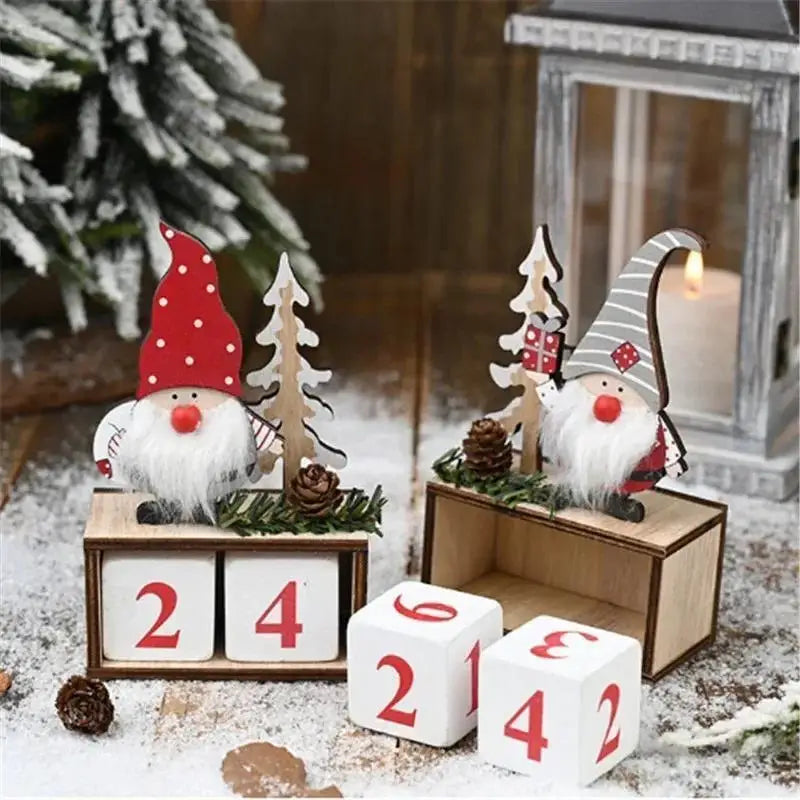 Christmas Calendar Party Home Decoration Merry Christmas New Year Gifts Santa Christmas Decor Home Fashion Accessories Supplies