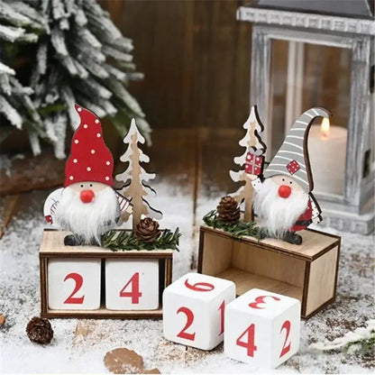 Christmas Calendar Party Home Decoration Merry Christmas New Year Gifts Santa Christmas Decor Home Fashion Accessories Supplies