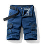 New Summer Men Cargo Camouflage Shorts Men's Cotton Beach Multi Pocket Shorts Man Spring Casual Joggers Shorts Male