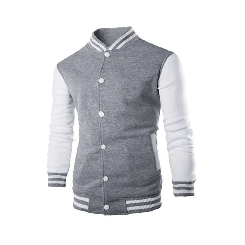 2026 New Loose Trendy Brand Baseball Jersey  Men Fashion Bomber Jacket Men's Casual Plus Size Tops Street Men's overcoat