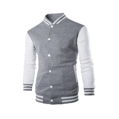 2026 New Loose Trendy Brand Baseball Jersey  Men Fashion Bomber Jacket Men's Casual Plus Size Tops Street Men's overcoat