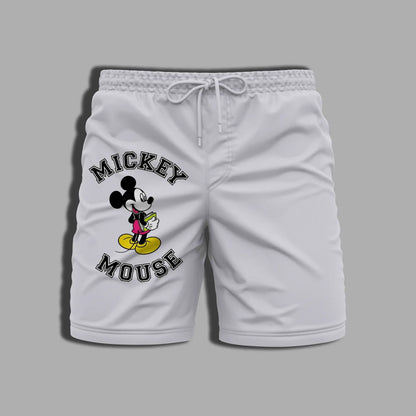 Printing Swim Shorts Men Summer Disney Gym Pants Whole Swimsuit Mickey Bathing Suit Man Men's Clothing Beach Minnie Mouse Male